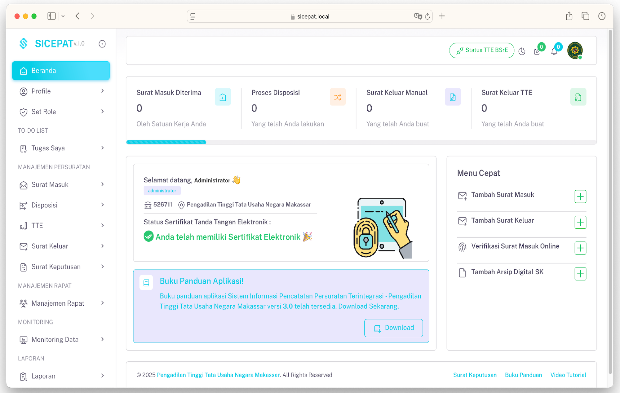 hero dashboard